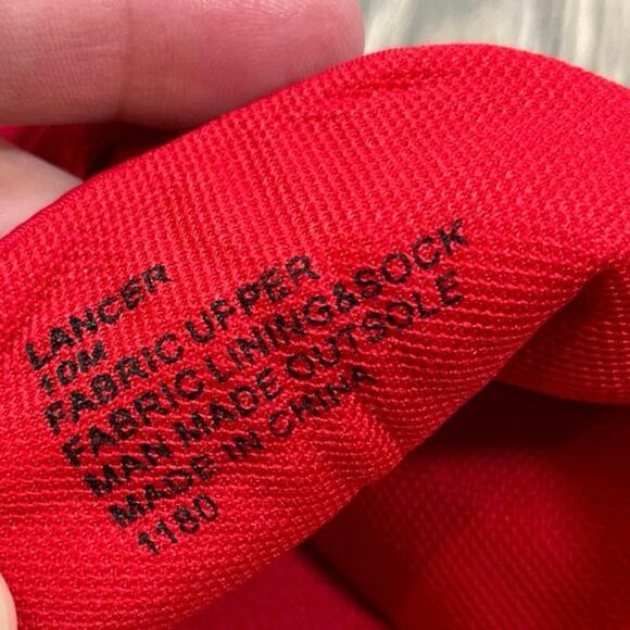 Steve Madden Lancer Red Fashion Sneakers Women 10 Casual Streetwear Lifestyle - Picture 3 of 10